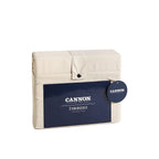 Σετ Σεντόνια με Λάστιχο Cannon Stonewashed 160X200+35 / Cream